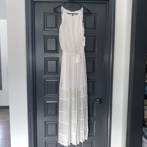White maxi dress sz2 BNWT